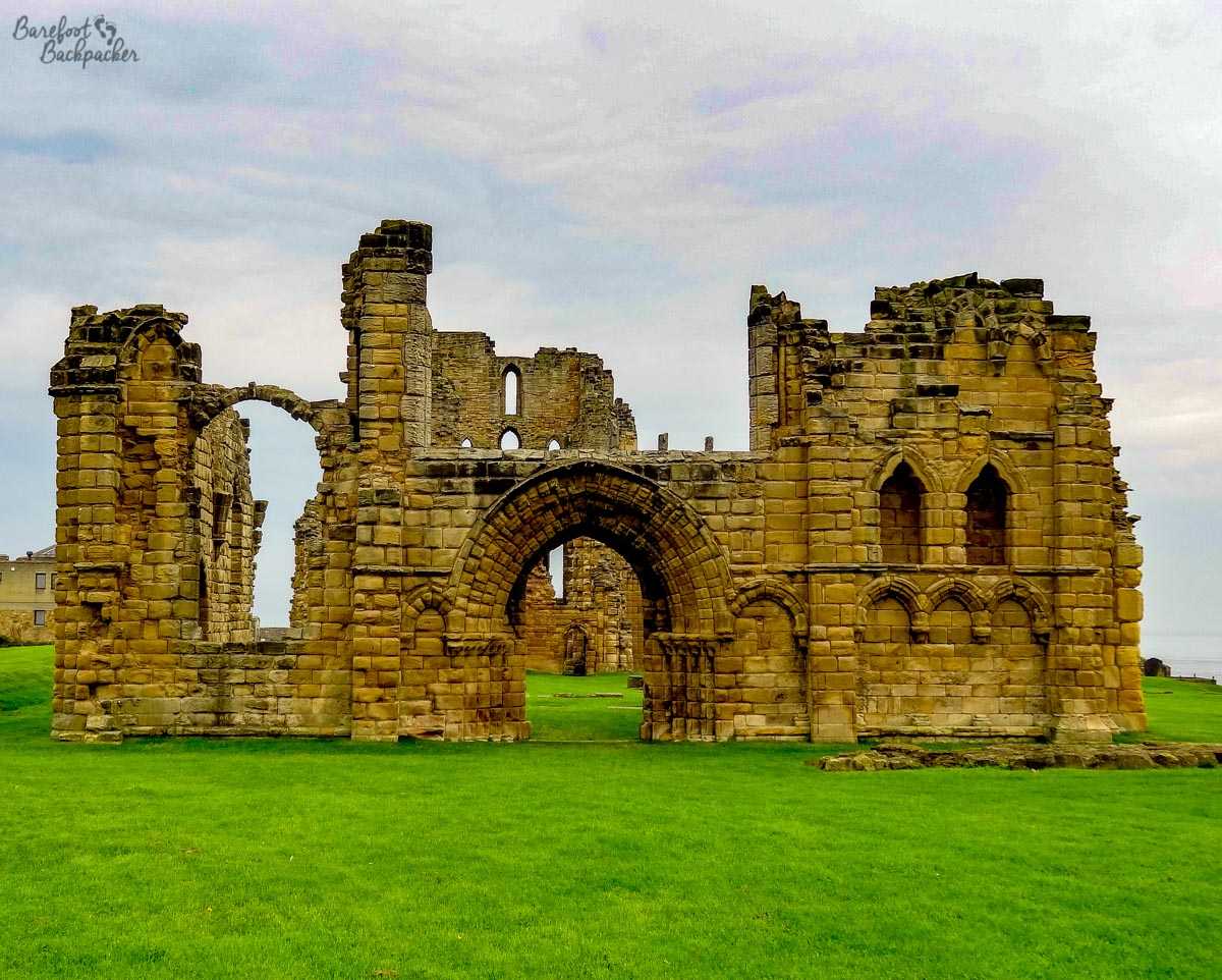 Tynemouth Abbey ruins.