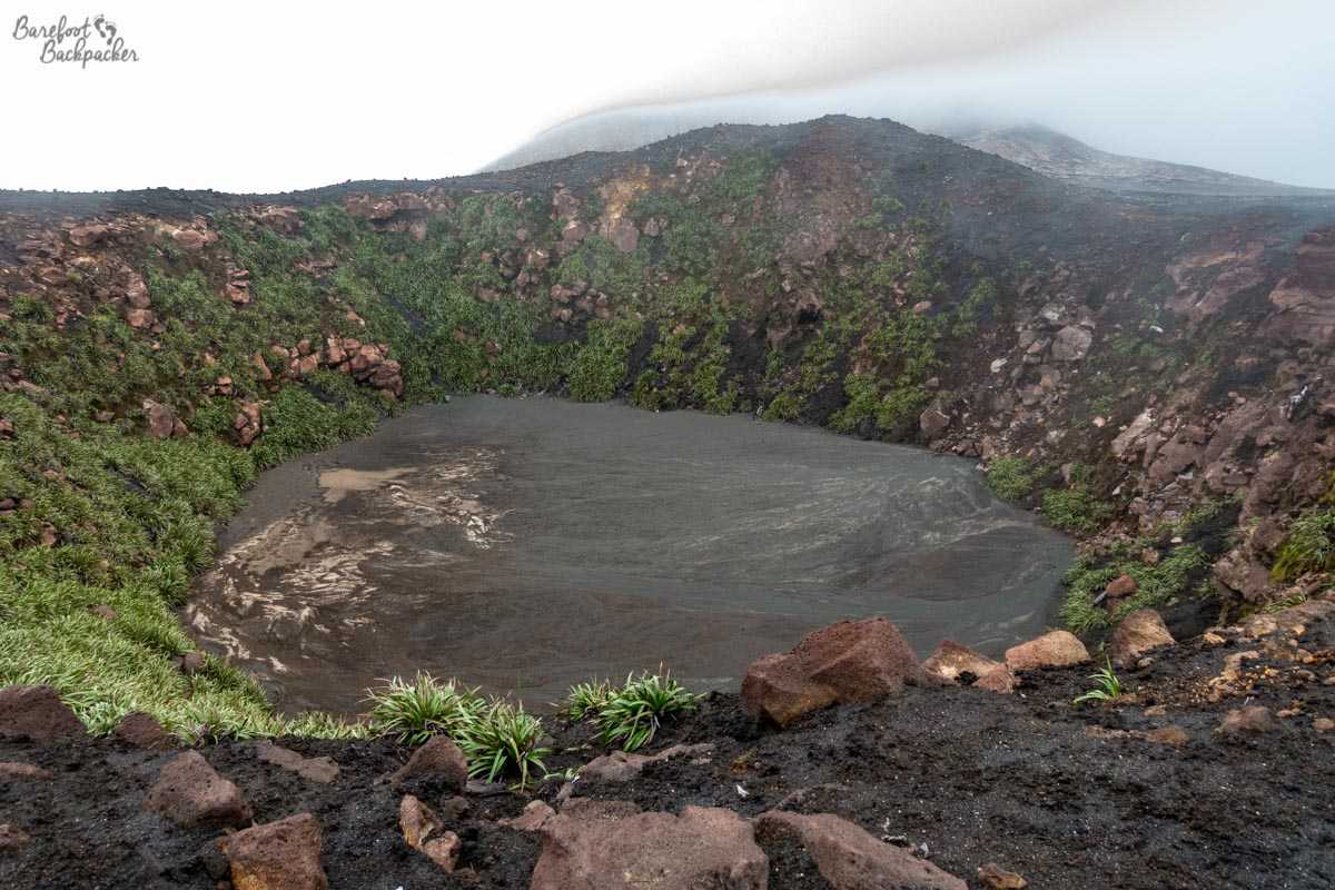 Crater at Mt Garet, Gaua.