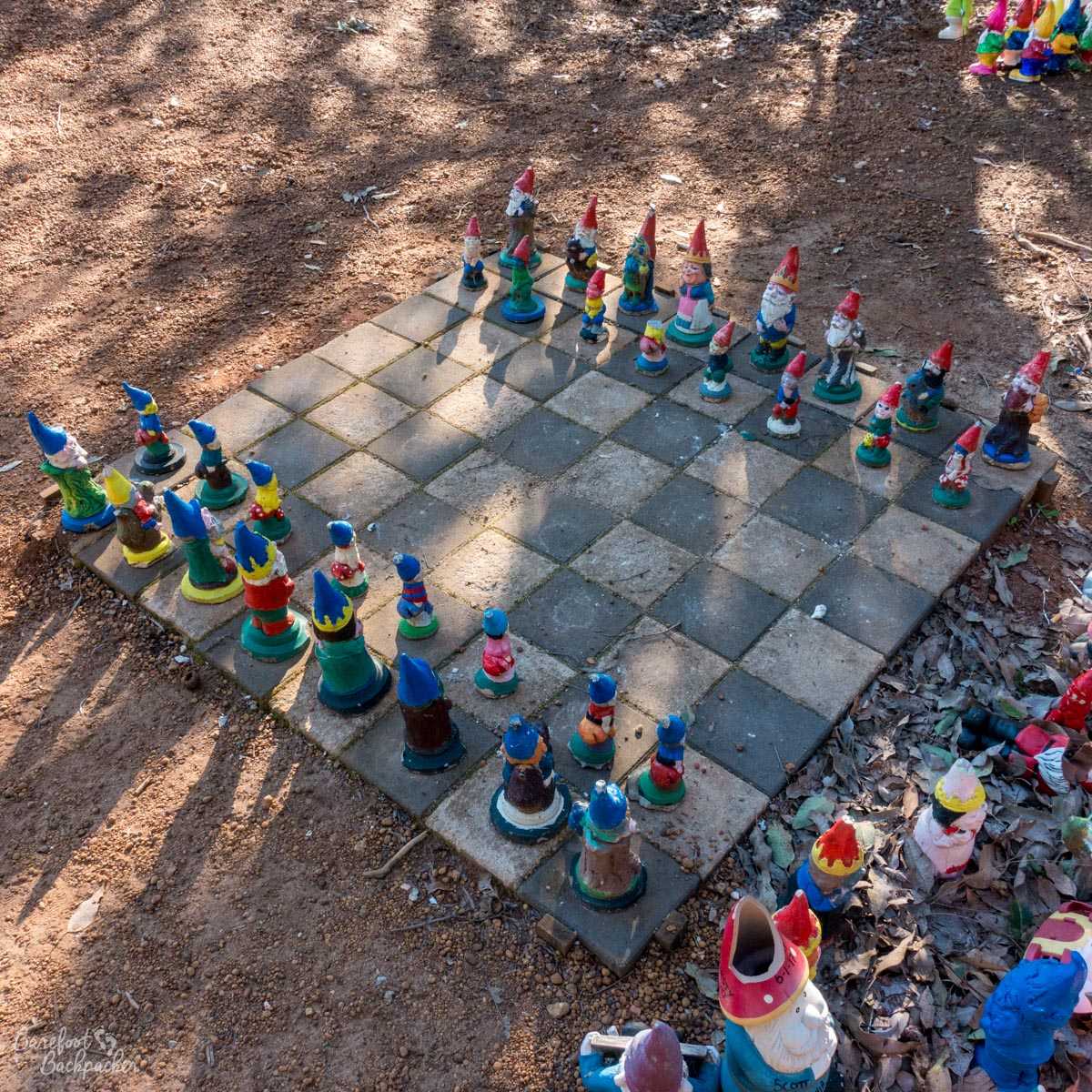 Some more gnomes at Gnomesville, playing chess