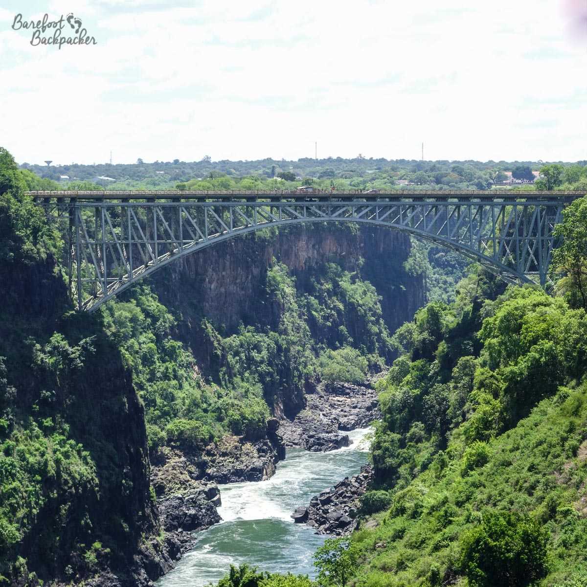 Victoria Falls Bridge – an arch of steel in the middle of a forest