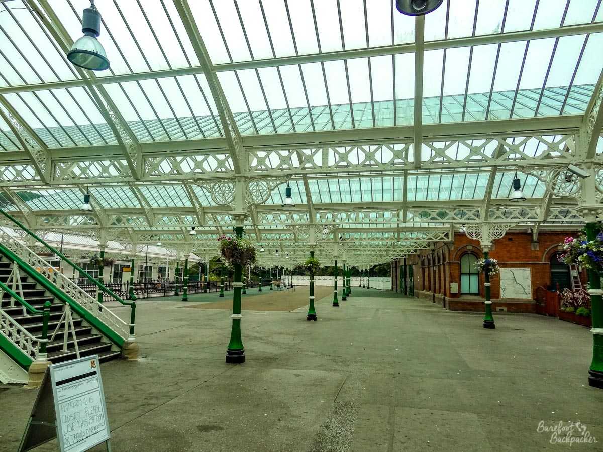 Whitley Bay Railway Station.