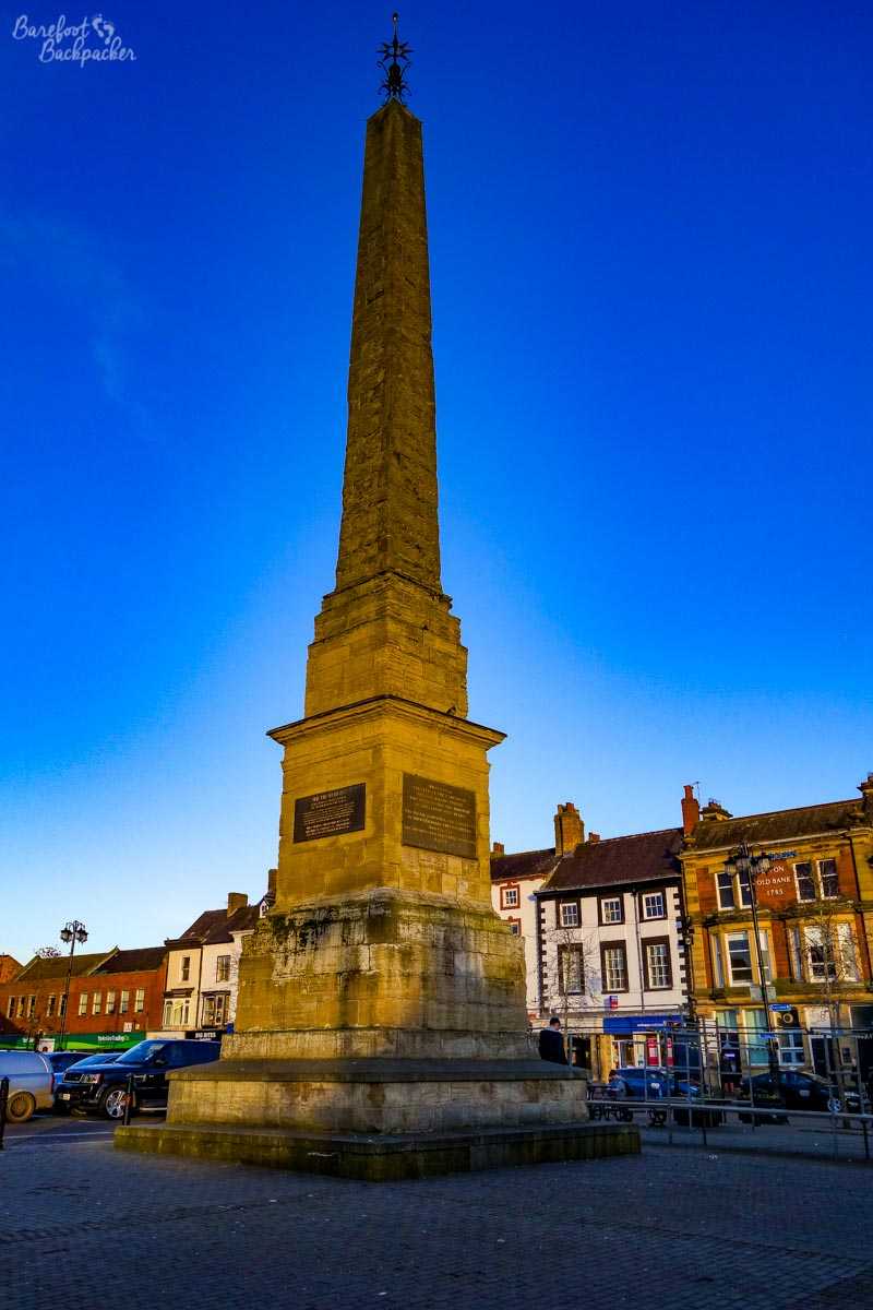 The Obelisk in Ripon Market Square.