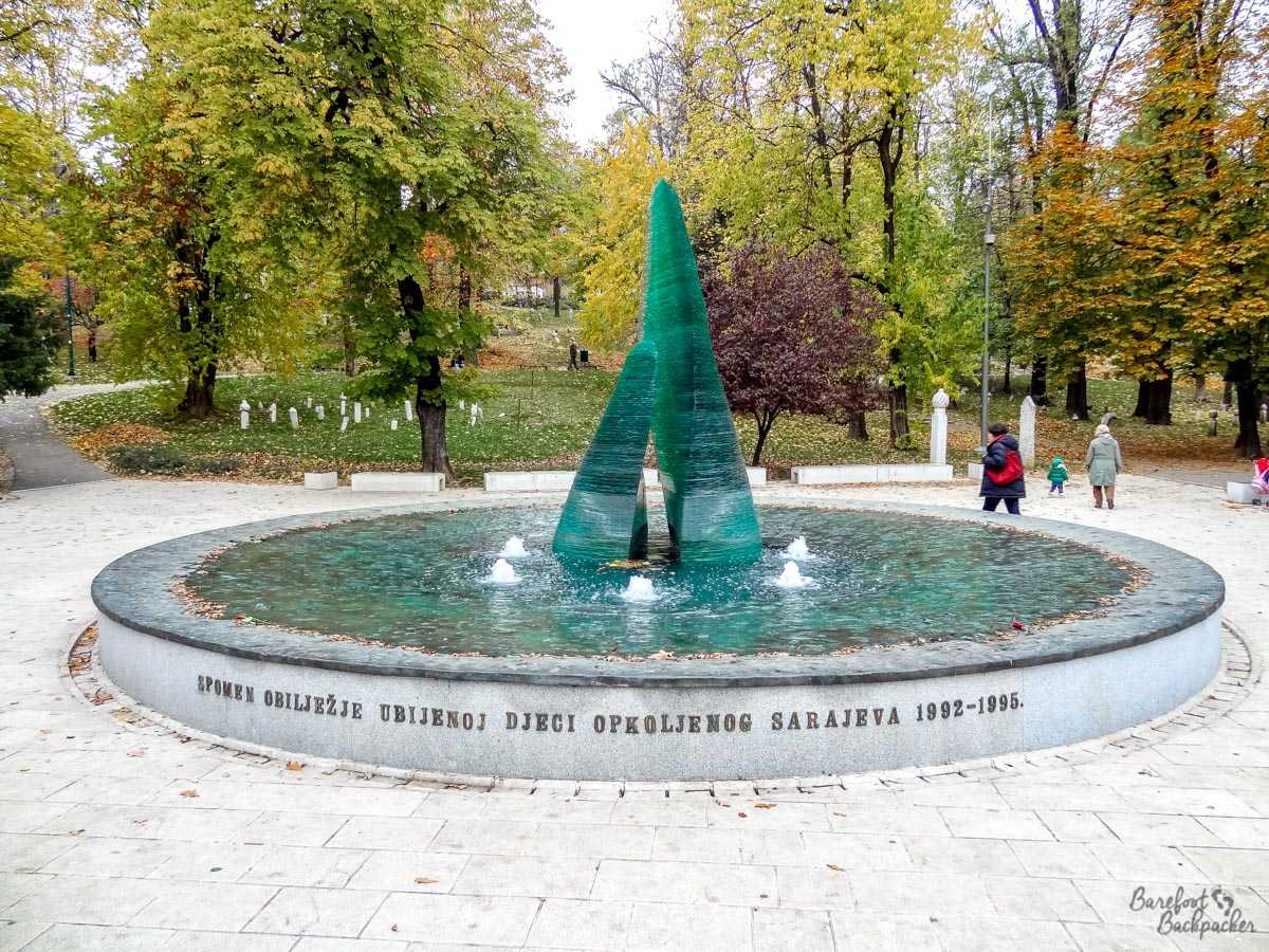 Monument to killed children, Sarajevo