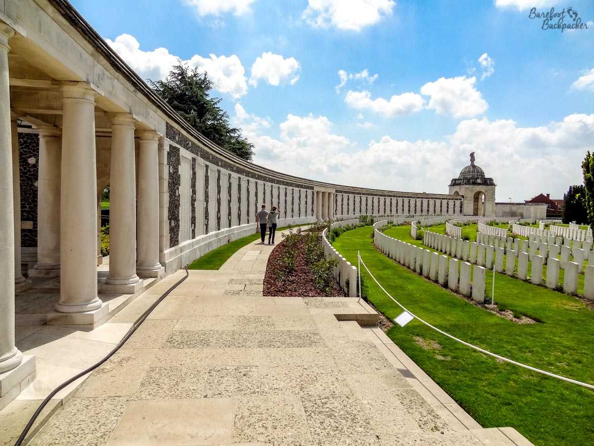 Graves at Tyne Cot Cemetery