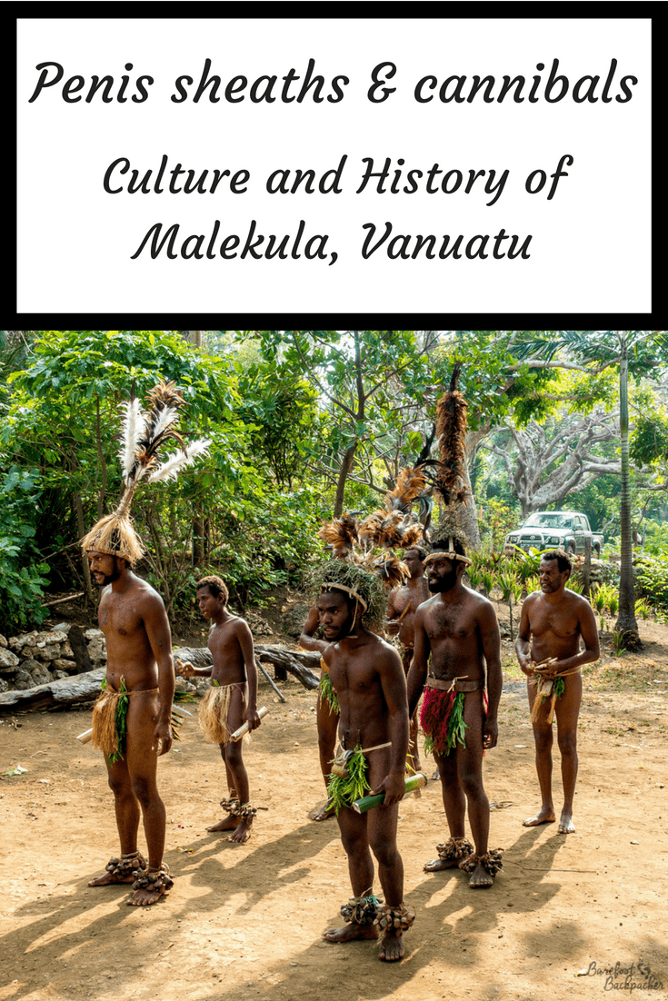 The traditional nambas culture and cannibalism on Malekula island, in Vanuatu.
