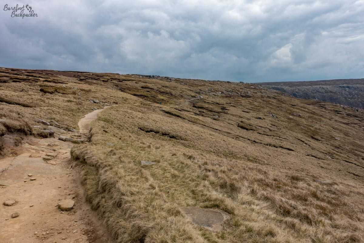 View on the Pennine Way, a bit nearer Kinder Scout