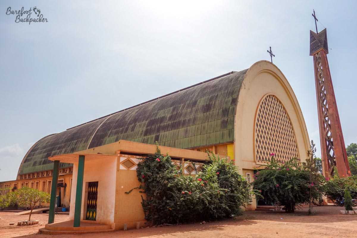 Christian church in the centre of Bobo, Burkina Faso.