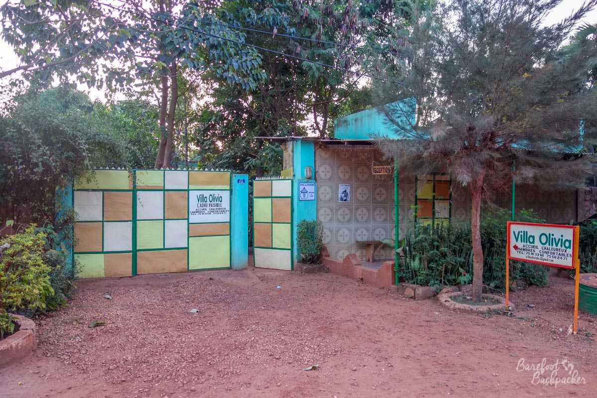 Villa Olivia Guesthouse in Bobo, Burkina Faso.